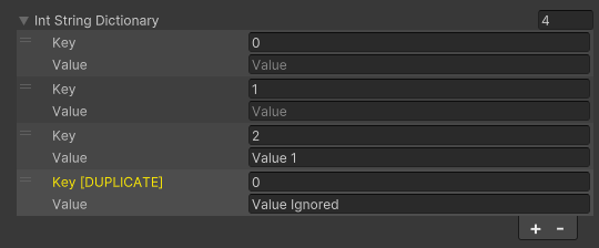 Serialized Dictionary Inspector